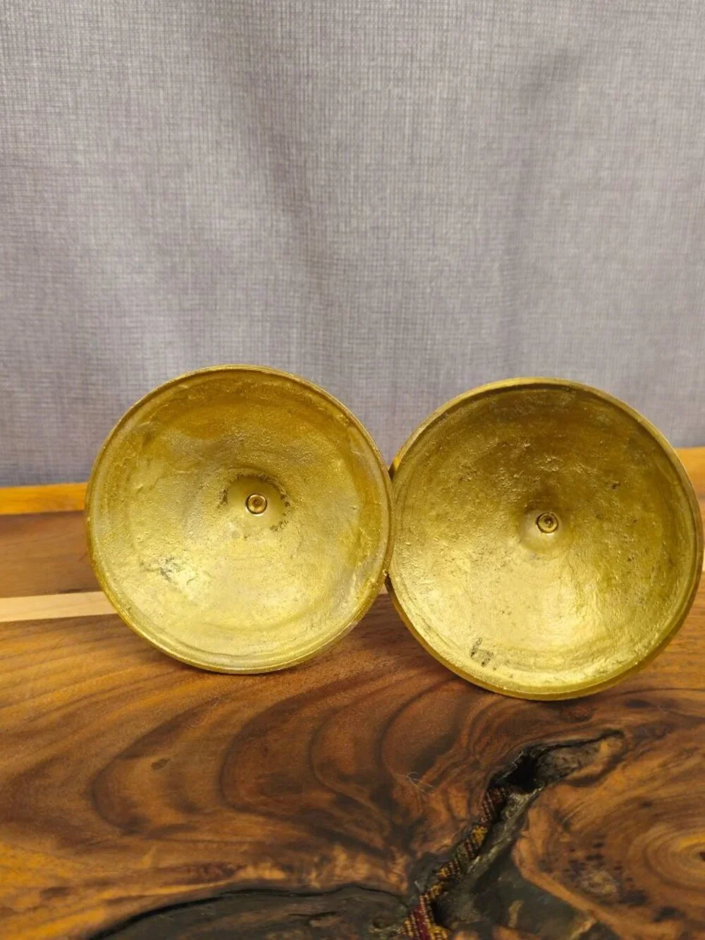 Vintage Brass Candle Holders 3